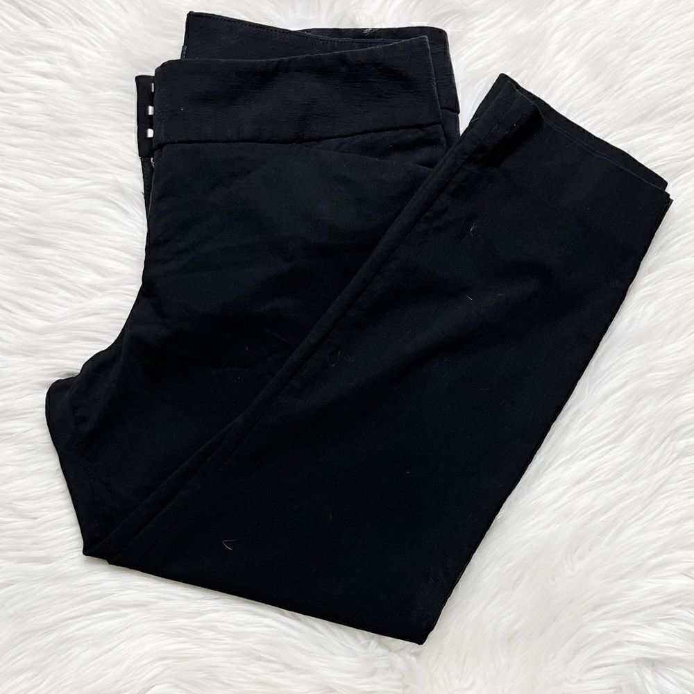 The Limited Cropped Dress Slacks Pants Black Size Medium